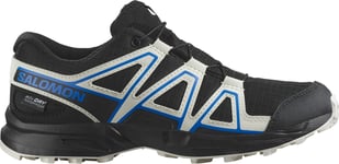 Salomon Junior Speedcross Waterproof Black/vanilla Ice/french Blue, 37