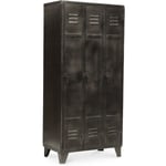 Armoire vintage industriel métal Noir