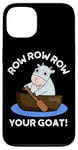 iPhone 13 Row Row Row Your Goat Funny Animal Pun Case