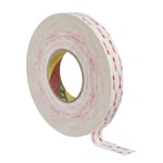 3m™ vhb™ dobbeltsidig tape 4932p, hvit, 12 mm x 33 m, 6 stk/krt