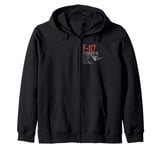 American Aircraft Stealth Bomber F117 Nighthawk Zip Hoodie