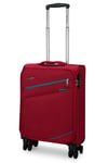 Pierre Cardin Caspienne 55cm Softside Carry-On Suitcase Red