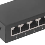 8 Port Gigabit PoE Switch Sturdy Metal Fanless Plug And Play Wall Mount Ethe