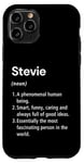 Coque pour iPhone 11 Pro Stevie Définition du nom Dictionnaire amusant