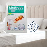 Snibbs Protège-Matelas Impermeable Alaise 90x140, Alèse Imperméable, Alèse pour Incontinence Lavable, Protection Contre L'humidté 90*140, Alèse pour Incontinence en Flanelle 100% Coton, Alaise Chien