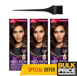 Wella Wellaton Intense Professional Hair Color 4/0 Medium Brown 3-Pack