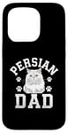 Coque pour iPhone 15 Pro Persian Dad Persian Long Hair