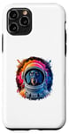 Coque pour iPhone 11 Pro Homme Femme Coloré Space Astronaute Teckel