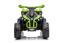 Green 12V Kids Electric Ride on Quad Bike ATV Quad with Storage - EVA Wheels