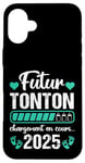 Coque pour iPhone 16 Plus Futur Tonton 2025 Humour Annonce Naissance Grossesse Cadeau