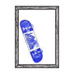 GOODNIGHT LIGHT Poster Skate Blue A3 21 x 29 - Imprimé sur Papier 250 g - Poster Mural - Film encadré - Tableaux Décoration Salon - Posters décoratifs