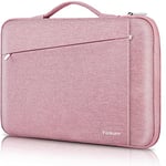 Ferkurn Laptop Sleeve Case 13 13.3 Inch Compatible with 13.6" MacBook Air M3/M2/M1, 13" MacBook Pro M1 M2, 13.5" Surface Book 2 3, Dell XPS 13, Acer, ASUS, HP, Lenovo, Computer Laptop Cover Bag, Pink