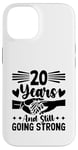 Coque pour iPhone 14 20 Years And Still Going Strong Wedding Anniv Couple marié