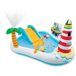 Parc de jeu gonflable Sea Paradise - l. 218 x l. 188 cm - 218 x 188 x 99 - Blanc