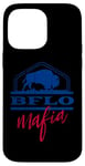 Coque pour iPhone 14 Pro Max Célébrez la fierté 716 avec le motif Bison Buffalo BFLO