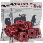 900g Rat & Mouse Poison Killer Block Bait - Full Strength Rodent Vermin Control