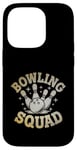 Coque pour iPhone 14 Pro Bowling Squad Broches Bowler