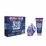 "Police To Be My Avatar Eau De Toilette Vaporisateur 75ml Coffret 2 Produits"