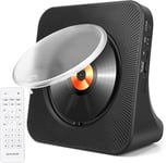 Portable CD Player for Home with Speakers - Bluetooth Desktop CD Player Built-In