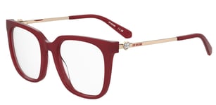 Lunettes de Vue MOSCHINO LOVE MOL643 C9A RED 53/20/140 Femme