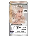 L'Oréal Paris Préférence Le Blonding Toner Platinum Ice 1pcs