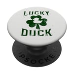 Lucky Duck Shamrock St. Patrick's Day PopSockets Adhesive PopGrip