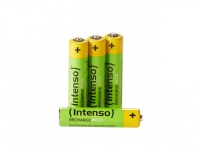 Intenso HR03 NiMH Energy Eco 1000mAh 4er Blister - Micro (AAA) - 1.000 mAh, Laddningsbart batteri, AAA, Nickel-metallhydrid (NiMH), 1,2 V, 4 styck, 1000 mAh