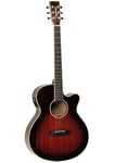 Tanglewood TW4CEAVB Super Folk Electro-Acoustic, Autumn Vintage Burst Gloss