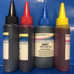 4x100ml Printer Refill INK for Refilling Canon PGI 5BK CLI 8 BK/C/M/Y Cartridges