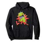 Rugrats Iconic Reptar 90's Retro Vintage Big Kanji Portrait Pullover Hoodie