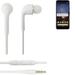 Headphones for Google Pixel 3a headset in ear plug white