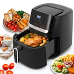 Digital Hot Air Fryer Oven Low Fat Oil Free Frying Healthy Cooking LCD Display