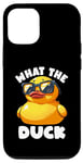 iPhone 13 What The Duck Owner I Love Ducks Lover Funny Rubber Duck Case