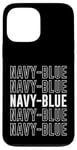 Coque pour iPhone 13 Pro Max Bleu marine