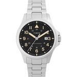 Montre Homme Solaire TIMEX EXPEDITION NORTH TW2V41600 Acier Inoxydable Noir