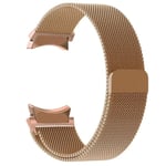 Armband för Samsung Galaxy Watch 6/5/4/Classic 47mm 43mm 40mm 44mm Milanese Loop Armband correa Galaxy Watch 5 pro 45mm armband Rose gold