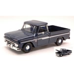 CHEVY C10 FLEETSIDE PICK UP 1966 DARK BLUE 1:24 MotorMax Auto Stradali Die Cast