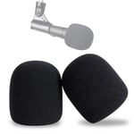 Pare-brise pour Micro SM58 - Couvercle de Pare-brise en Mousse à Filtre Anti-pop pour Shure SM58 SM58-LC Micro à Bille pour Réduire les Bruits de Vent par YOUSHARES（2PCS）