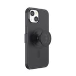 PopSockets: PopCase PlantCore pour MagSafe - Coque à base de plantes pour iPhone 14 avec un Support et Poignée PopGrip Slide Repositionnable avec Top interchangeable - Black