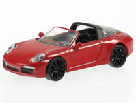 Porsche 911 991 Targa 4S rouge véhicule miniature 452670900 Schuco 1:87