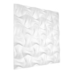 Panneaux 3D 60x60cm - polystyrène eps, isolant acoustique thermique - tous les modèles / 1 panneau: Bow