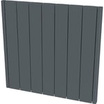 Carrera - Radiateur a inertie Ceramique Anthracite 1500W - Gris anthracite