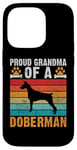 Coque pour iPhone 14 Pro Fière grand-mère d'une grand-mère Doberman