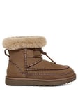 UGG Womens Classic Mini Alpine Boot - Hickory, Brown, Size 5, Women