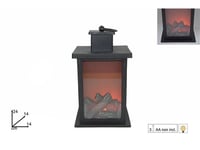 Lanternes Avec Flamme Led Batterie 14x24cm Cheminée Décorative Noël DFH