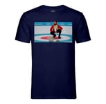 T-Shirt Homme Col Rond Curling Is Cool Swag Barracuda L'agence Tous Risque Humour