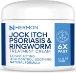 Jock Itch Antifungal Cream, Anti Fungal Skin Cream, Psoriasis, Ringworm (100g)