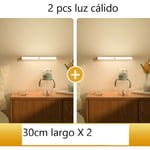 Lampe de garde-robe chaude 30 cm 3000 k avec capteur de mouvement rechargeable usb x2 lampe à batterie - Piles - Jandei