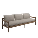 Gloster - Saranac 3-Seater Sofa - Fabric Grade D - Wave Buff - Utomhussoffor - Mark Gabbertas