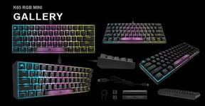 Corsair K65 Rgb Mini 60% Mechanical Gaming Keyboard